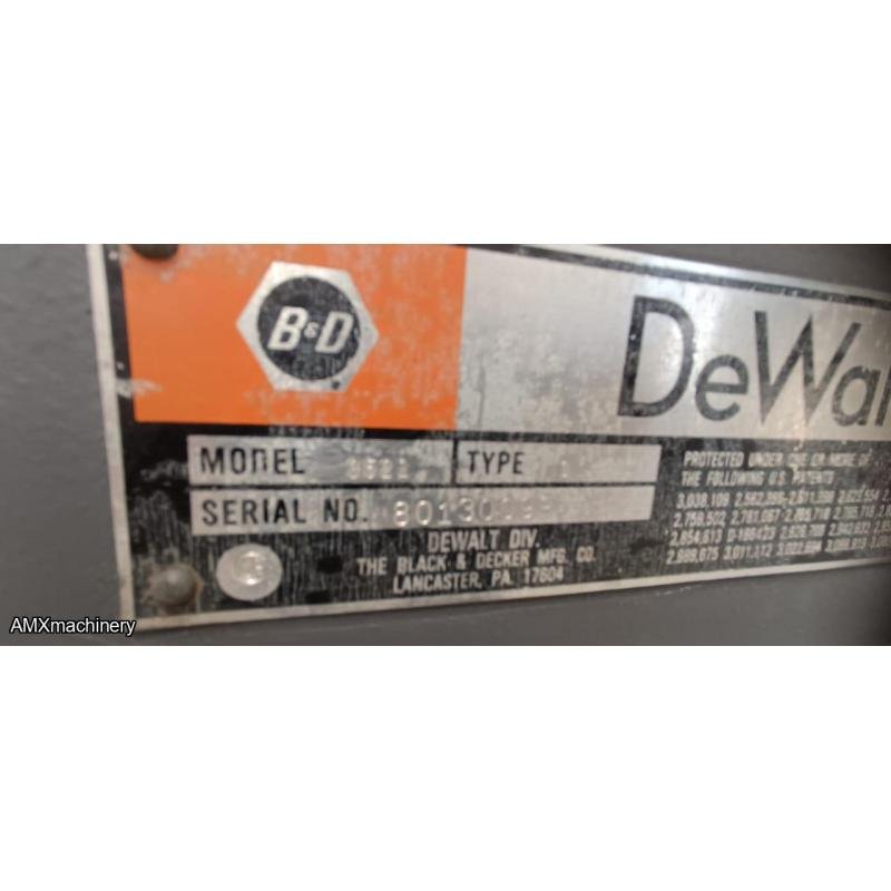 PARTE: AMX SIERRA RADIAL - MOTOR 5 HP - 220V, 3 FASES - DEWALT 3526